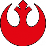 Helm Sticker - Rebellen - Rot