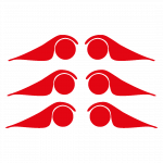 Helm - Sticker - Rot